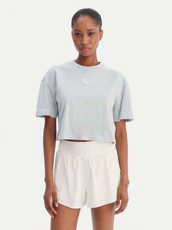 Reebok Tricou Klara RK25503CCW Albastru celest Relaxed Fit