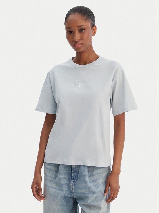 Reebok Tricou Suzie RK25505CCW Albastru celest Relaxed Fit