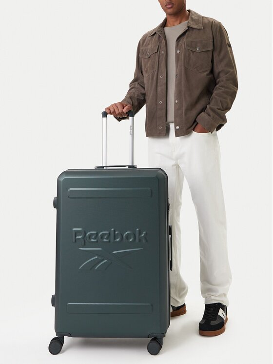 Reebok Valiză mare CEO-RBK-WAL-024-CCC-L GREEN Verde