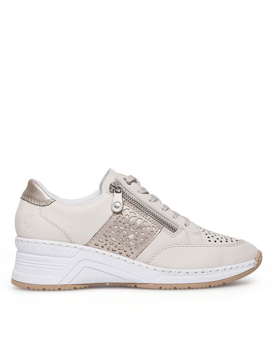 Rieker Sneakers N4344-60 Écru