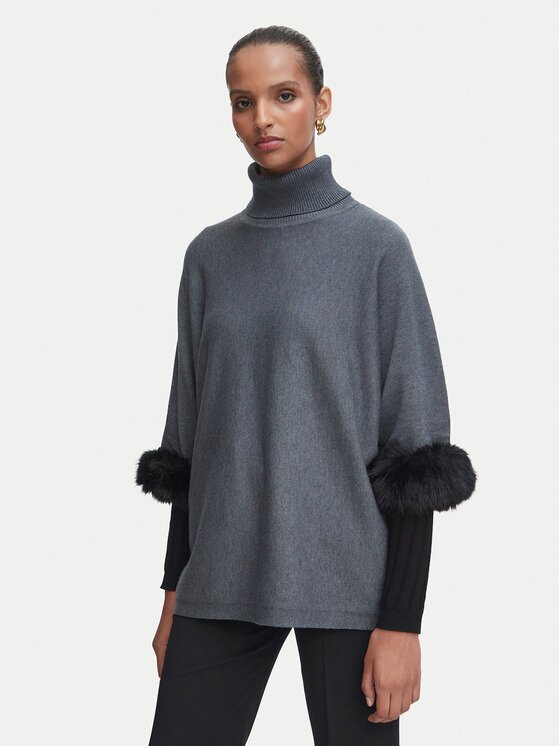 Rinascimento Bluză cu gât CFM0012388003 Oversize