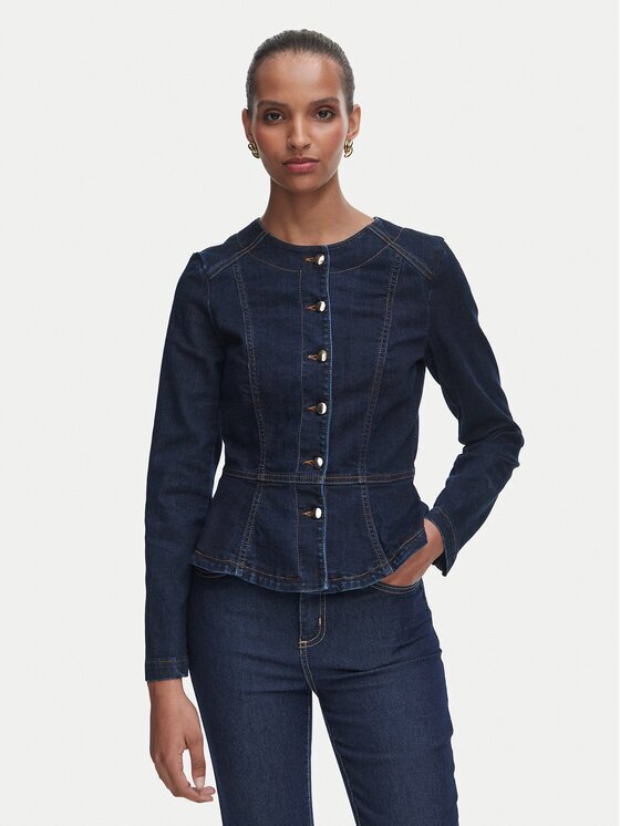Rinascimento Geacă de blugi CFC0129939003 Slim Fit