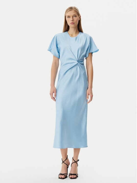 Rinascimento Rochie cocktail CFC0122932003 Albastru celest Regular Fit