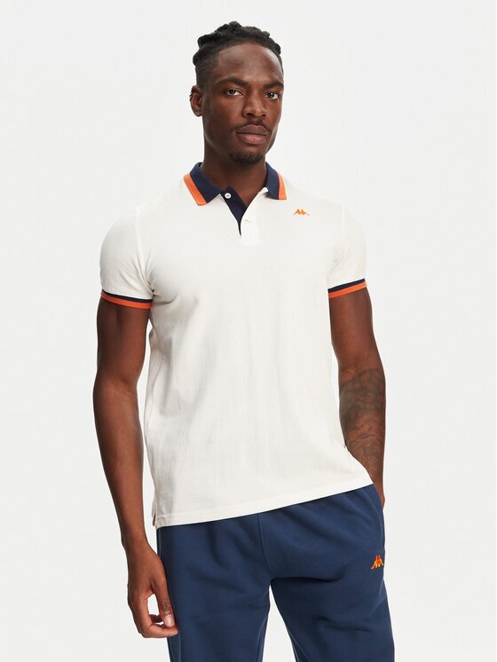 Robe Di Kappa Tricou polo Atsushi 611255W Écru Regular Fit