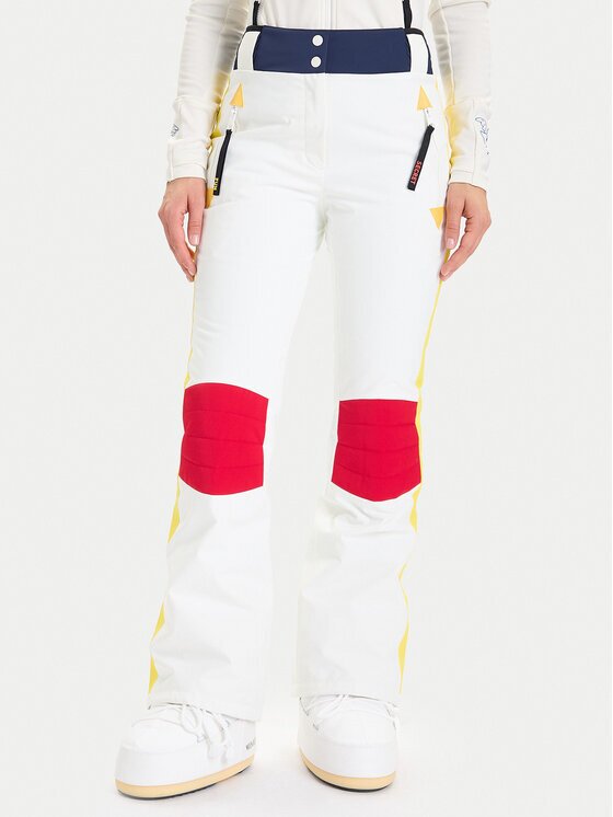 Rossignol Pantaloni de schi Jcc Valdiz RLOWP13 Écru Regular Fit