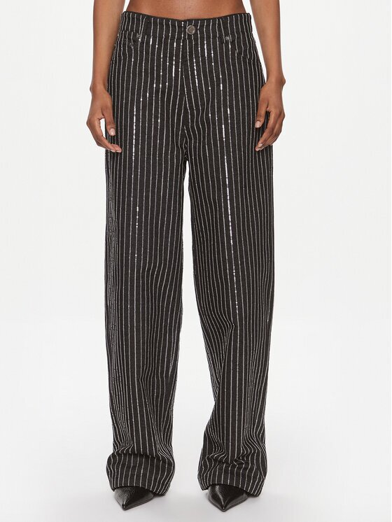 ROTATE Pantaloni din material 111791100 Wide Leg