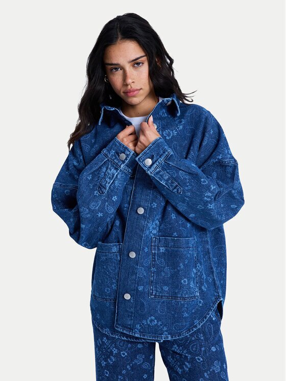 Roxy cămașă de blugi Kick Back Washed ERJWT03750 Relaxed Fit