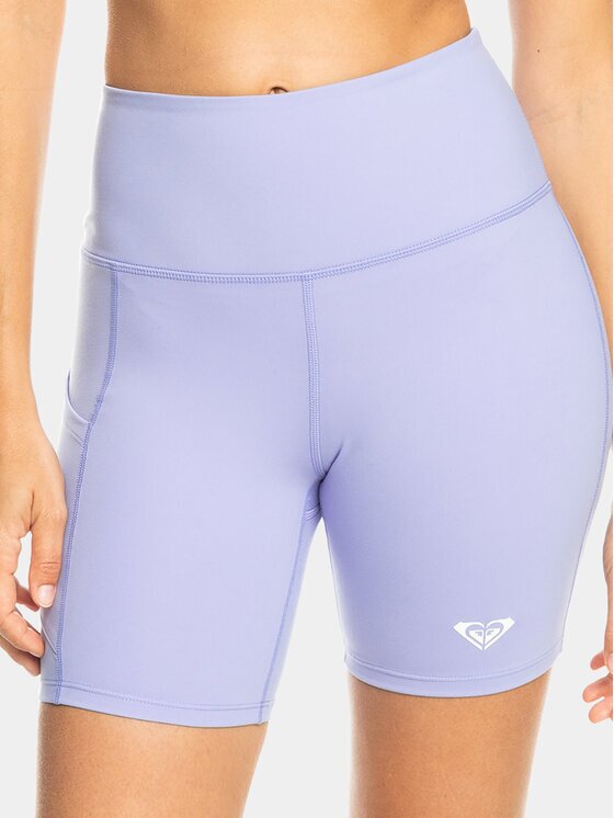 Roxy Pantaloni scurți sport Heart Biker Ndst ERJNS03435 Albastru Slim Fit
