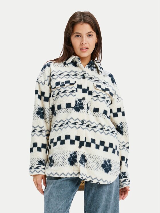 Roxy Polar Morning Crush Shacket ERJPF03214 Relaxed Fit