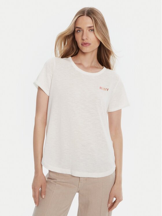Roxy Tricou ERJZT05731-WBK0 Regular Fit