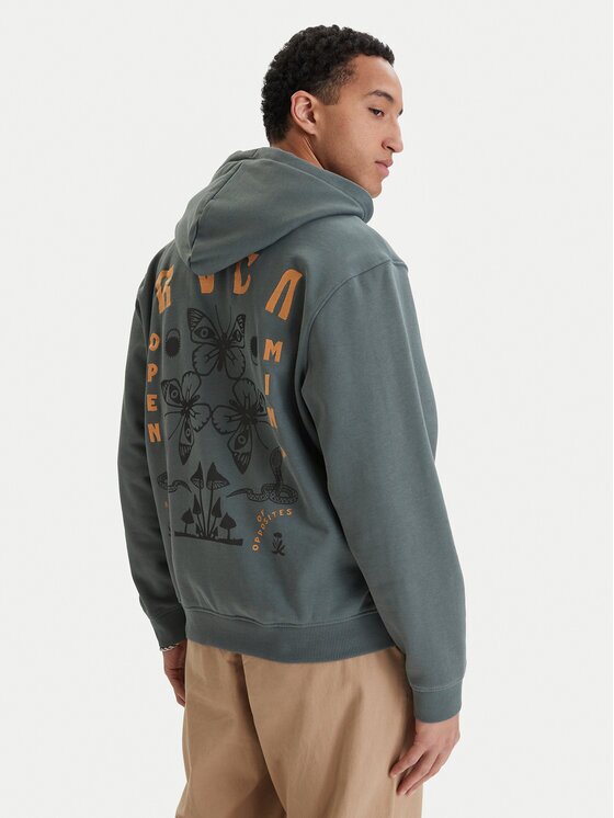 RVCA Bluză Butterfly Poster EVYSF00136 Boxy Fit