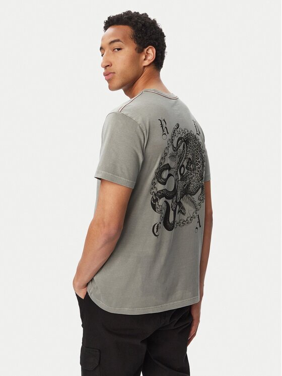 RVCA Tricou Benj Battle Ss 23A351540 Regular Fit