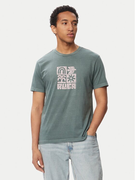 RVCA Tricou Mosaic 23A351543 Regular Fit