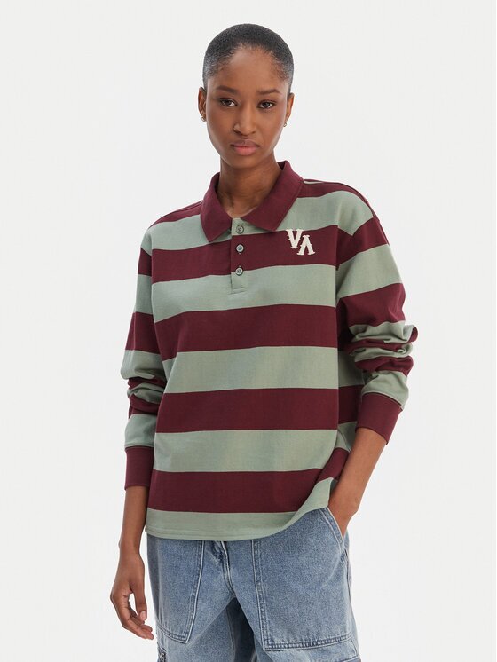 RVCA Tricou polo 23B033507 Relaxed Fit