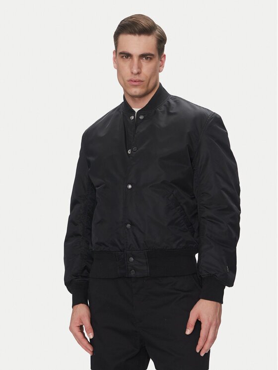 Schott NYC Geacă bomber Sporting Negru Oversize