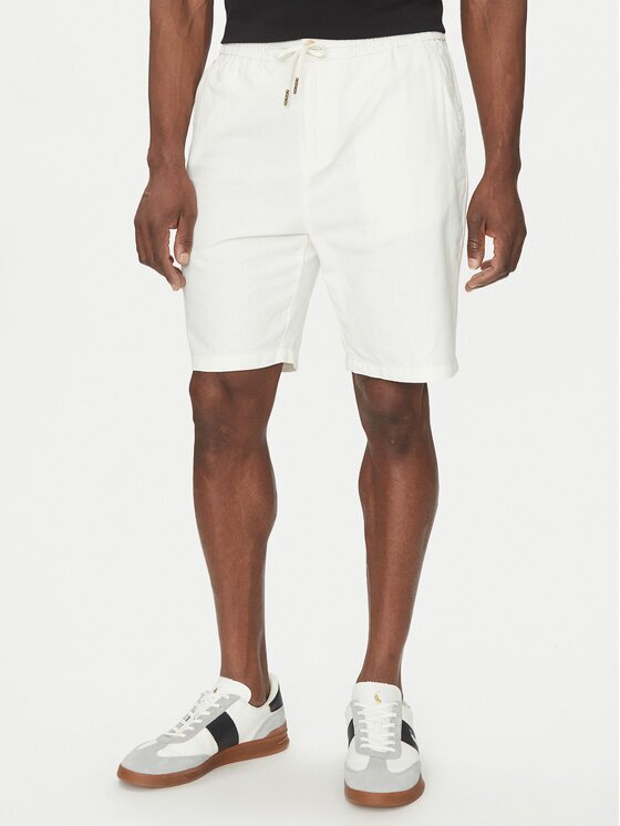 Scotch & Soda Pantalon scurți din material 180322 Écru Regular Fit