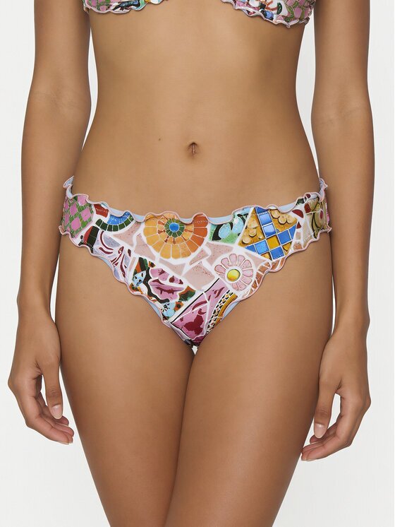 Seafolly Bikini partea de jos Beach Bohème 40758-300