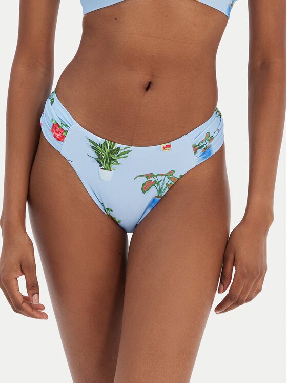 Seafolly Bikini partea de jos Playa Bonita 40726-287 Albastru celest