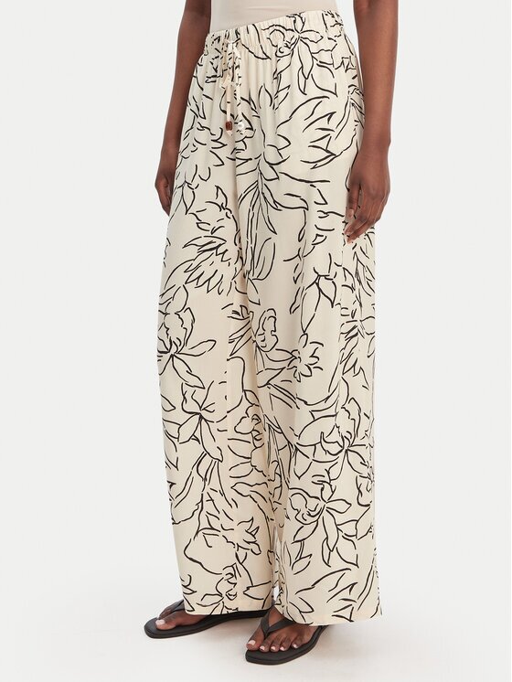 Seafolly Pantaloni din material Hothouse Flowers 55631-PA Wide Leg