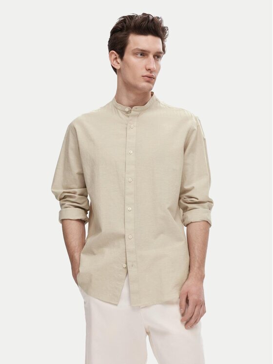 Selected Homme Cămașă New Linen 16079054 Regular Fit