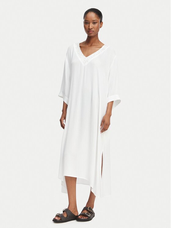 Selmark Rochie de plajă V-Neck BN395 Relaxed Fit