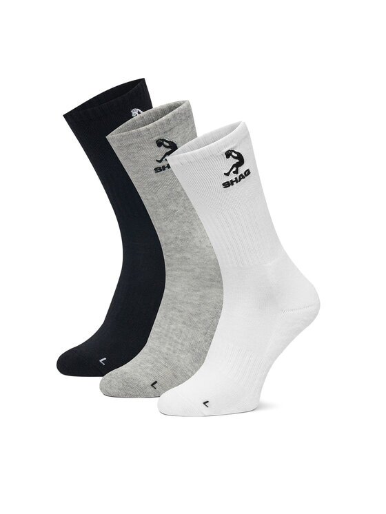 SHAQ Șosete scurte AS_SHQ_H_001W_SS25 (3-PACK)