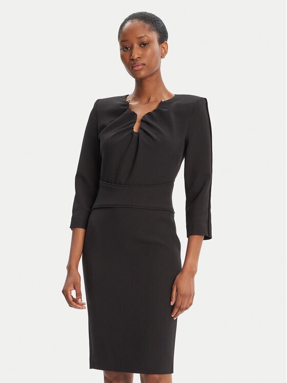Simona corsellini Rochie cocktail A25CPAB01101 Slim Fit