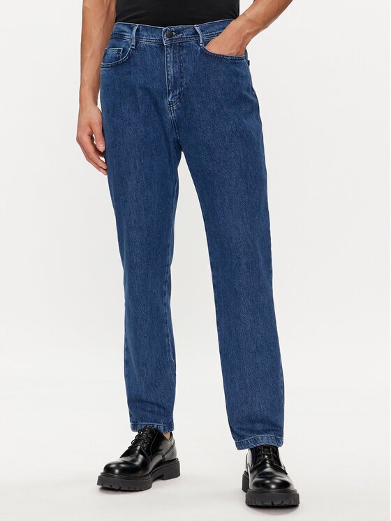Sisley Blugi 4QBESE020 Straight Fit