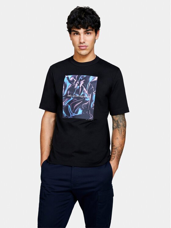 Sisley Tricou 3I1XS103I Regular Fit