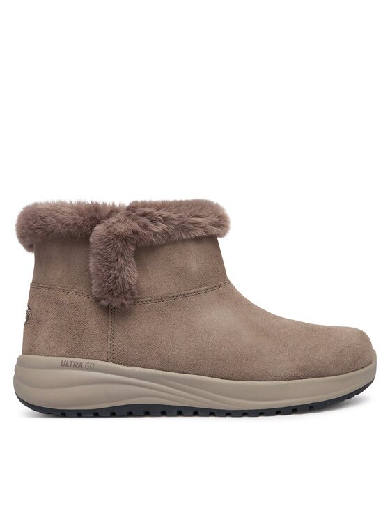 Skechers Cizme de zăpadă Waterproof Relaxed Fit: On-The-GO Stellar - Cozy Step 144745/DKTP
