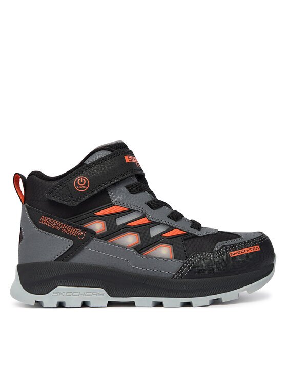 Skechers Ghete S-Lights Waterproof: Storm Blazer - Glow Trail 406381L/BKCC