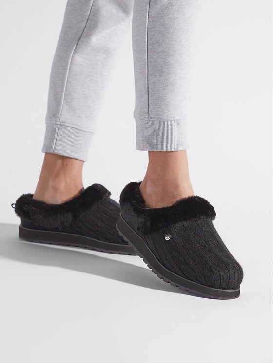Skechers Papuci de casă BOBS Ice Angel 31204/BBK