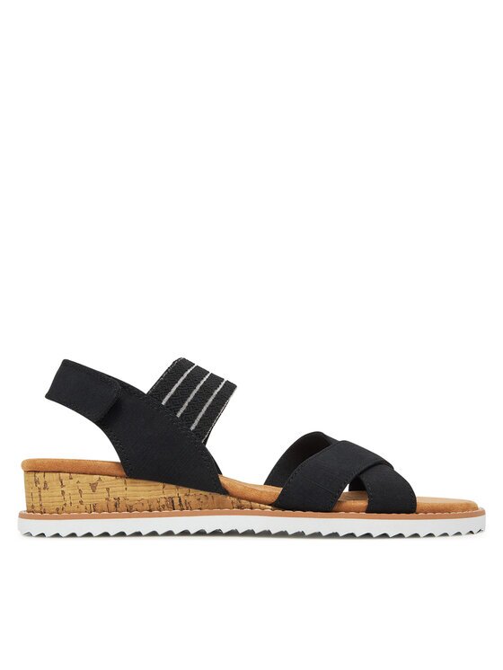 Skechers Sandale BOBS Desert Kiss-Shore Enough 114130/BLK