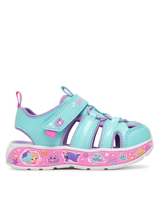 Skechers Sandale Play Scene Splash - Cute Crew 303162N/TQLV