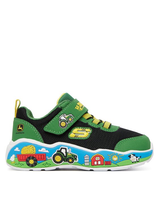 Skechers Sneakers John Deere: Play Scene - Barn-Squad Buddies 407065N/GNBK