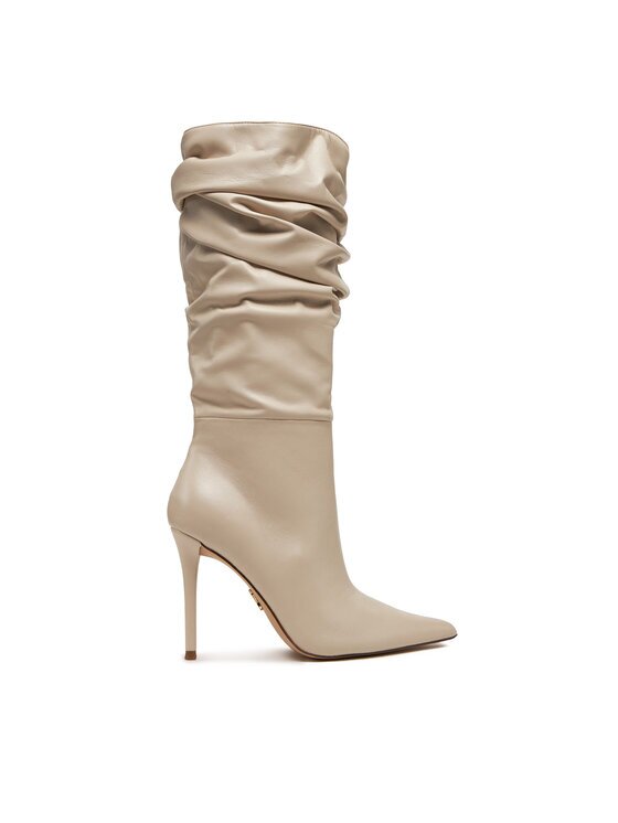 Steve Madden Cizme Schmooze SM11003453 Écru