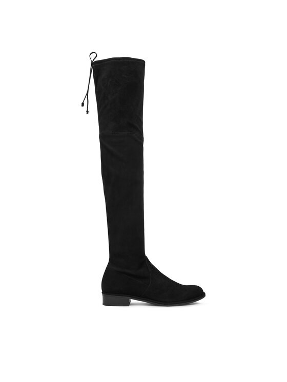 Stuart Weitzman Cizme lungi muschetar Lowland Negru