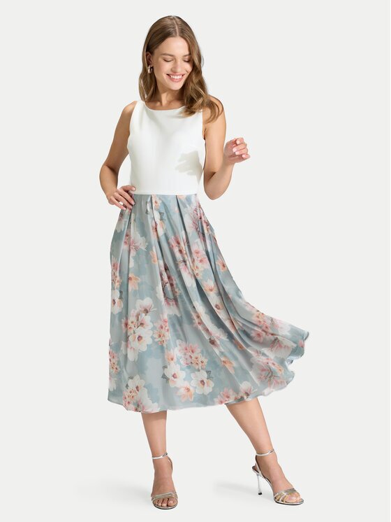 SWING Rochie cocktail 5AK14200 Albastru celest Regular Fit