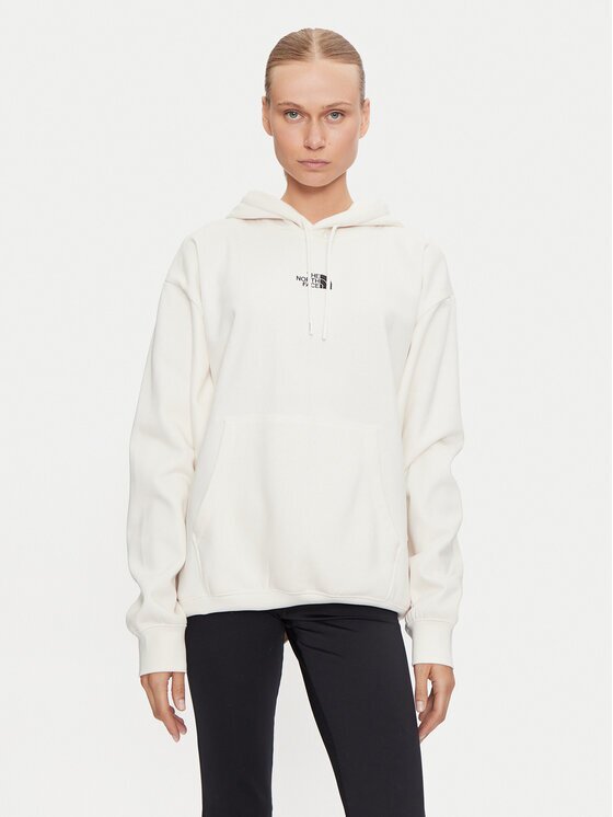 The North Face Bluză Essential NF0A89EN Écru Oversize