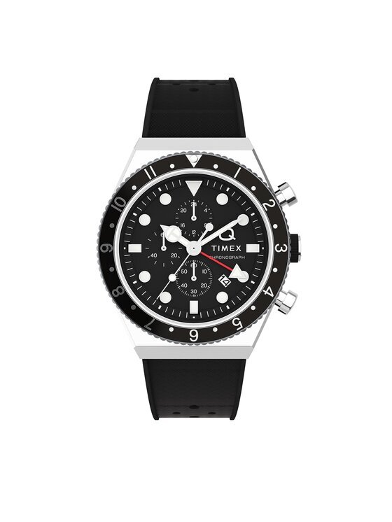 Timex Ceas Q Three Time Zone Chronograph TW2V70000