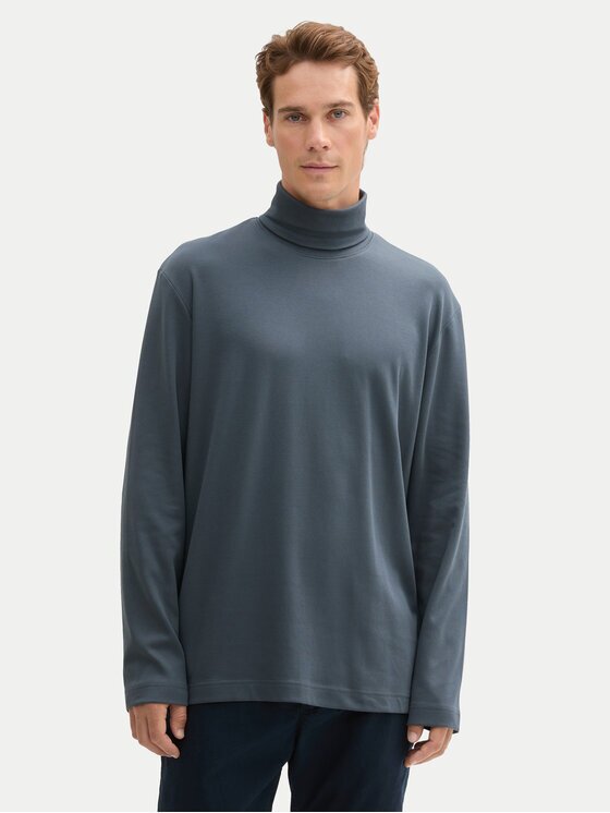 Tom Tailor Bluză cu gât 1043993 Regular Fit