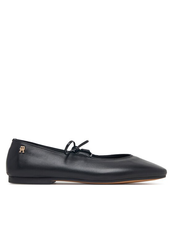 Tommy Hilfiger Balerini Lace-Up Leather Ballerina FW0FW09542