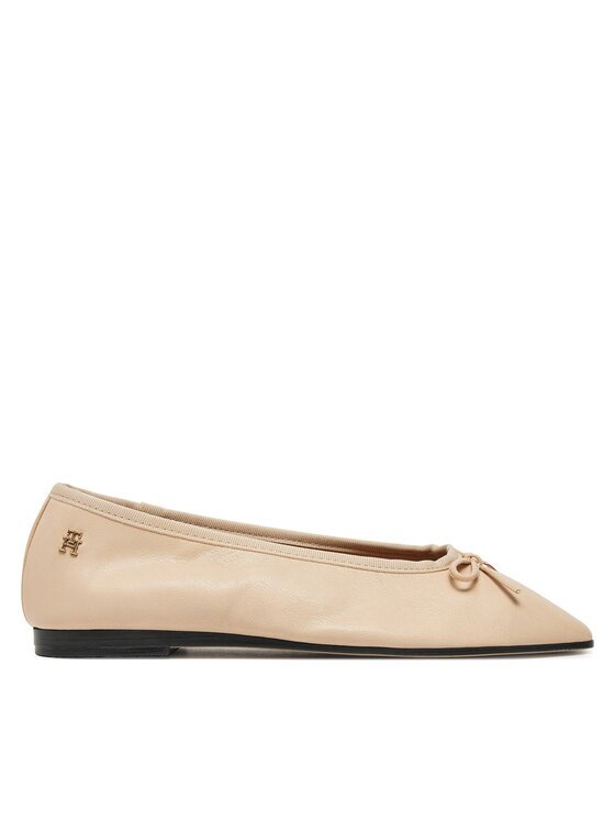 Tommy Hilfiger Balerini Soft Leather Ballerina Bow FW0FW08355