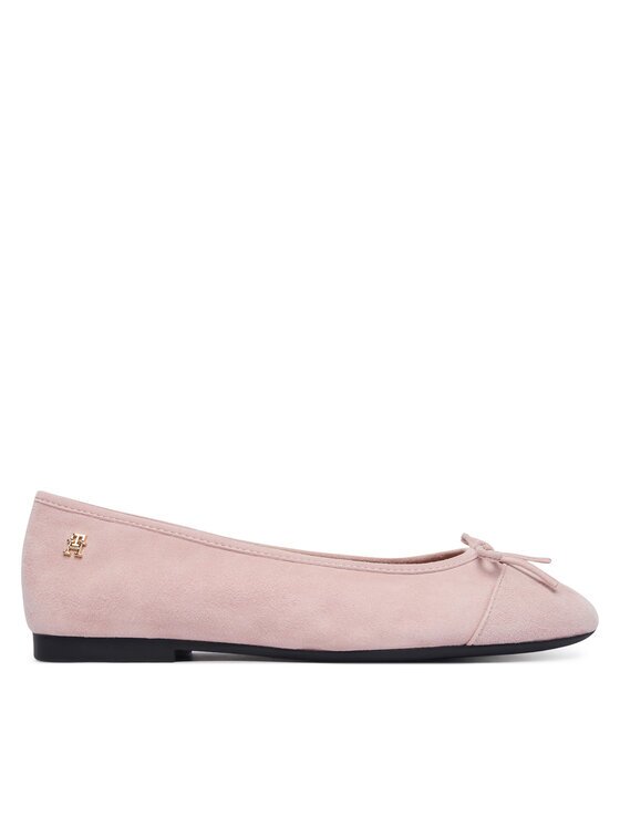 Tommy Hilfiger Balerini Th Monogram Suede Ballerinas FW0FW09357