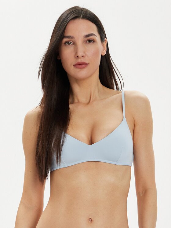 Tommy Hilfiger Bikini partea de sus UW0UW05307 Albastru celest