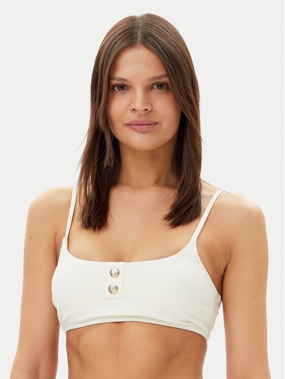 Tommy Hilfiger Bikini partea de sus UW0UW05815 Écru