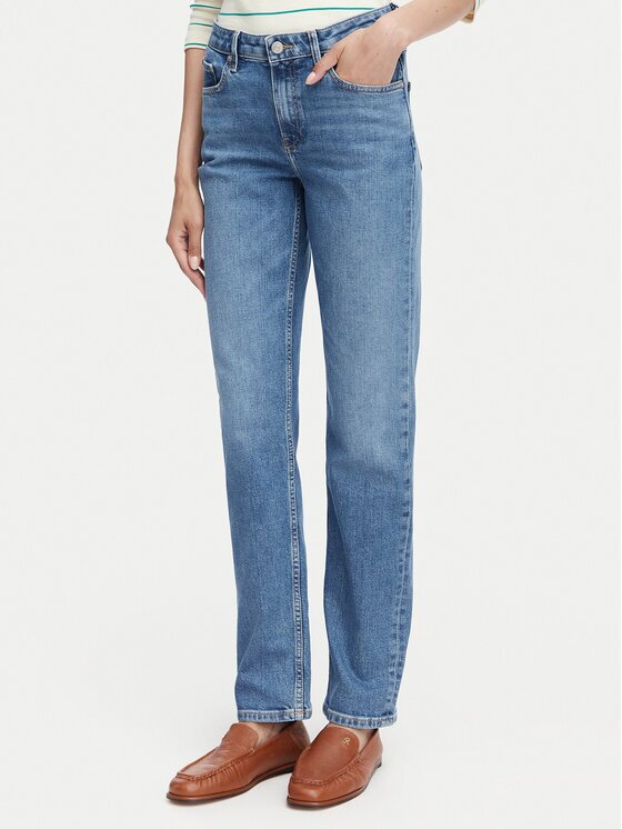 Tommy Hilfiger Blugi Classic Straight Rw Mel WW0WW40634 Straight Leg