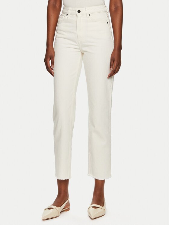 Tommy Hilfiger Blugi Classic WW0WW40642 Écru Straight Fit