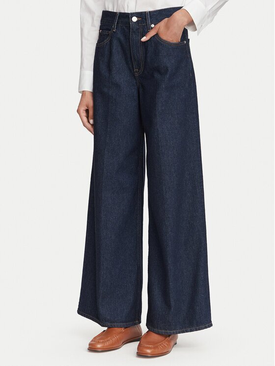 Tommy Hilfiger Blugi Indie WW0WW48567 Wide Leg