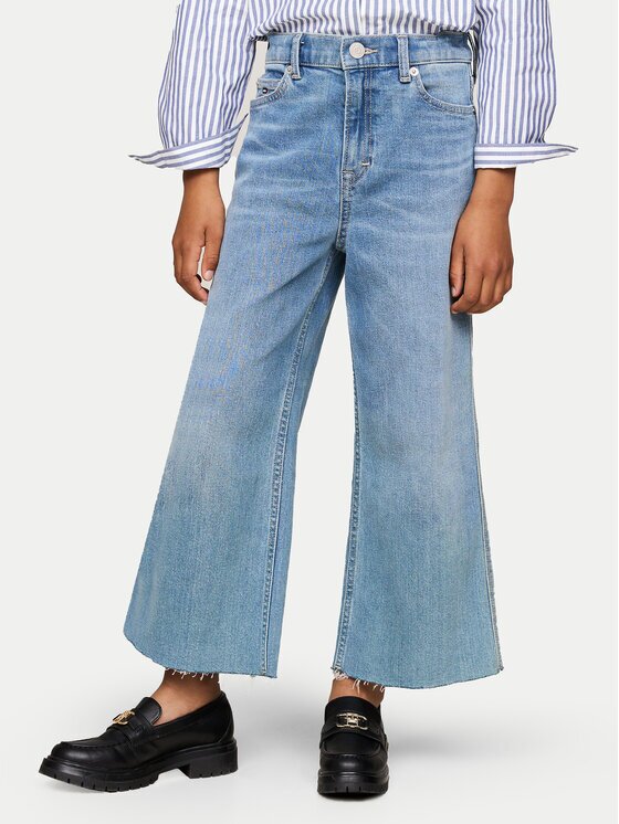 Tommy Hilfiger Blugi KG0KG08145 Wide Leg